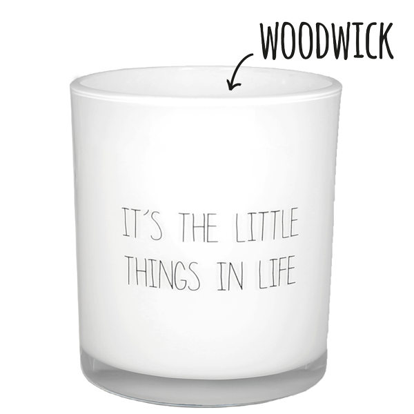 My Flame Lifestyle Soy candle - It's the little things in life - Fresh Cotton