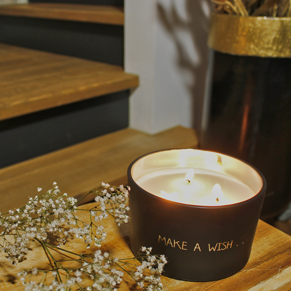 Soy candle matt - Make a wish ... - Warm Chashmere