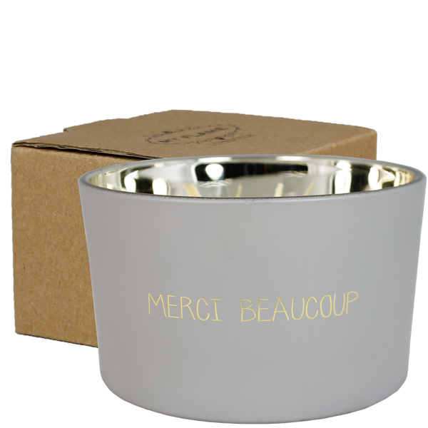 My Flame Lifestyle Soy candle matt - Merci beaucoup - Amber's Secret