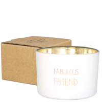 Soy candle - Fabulous friend - Fresh Cotton