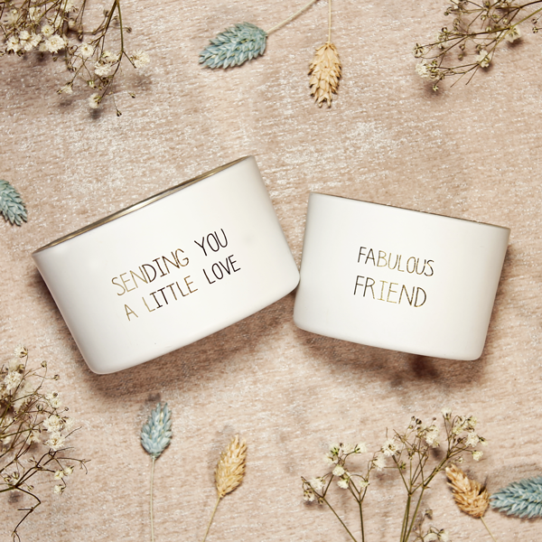 Soy candle - Fabulous friend - Fresh Cotton My Flame Lifestyle Soy candle - Fabulous friend - Fresh Cotton