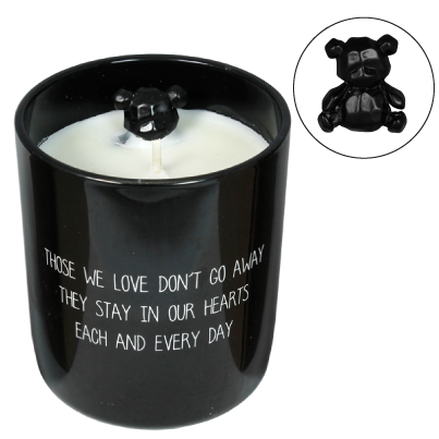 My Flame Lifestyle Soy candle - Those we love don't go away. They stay in our hearts... - Warm Cashmere