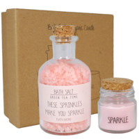 Spa giftbox -  These sprinkles make you sparkle  - Green Tea Time