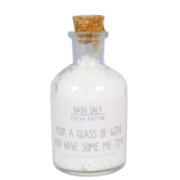 Badzout - Pour a glass of wine and have some me time - Fresh Cotton My Flame Lifestyle Badzout - Pour a glass of wine and have some me time - Fresh Cotton