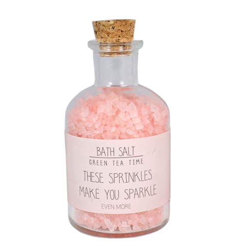 Bath salt - These sprinkles make  you sparkle