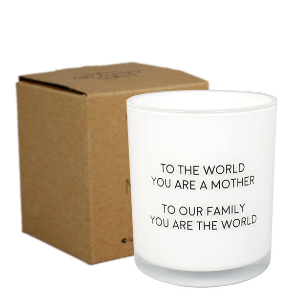 My Flame Lifestyle Soy candle - You are the world - Fresh Cotton