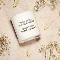 My Flame Lifestyle Soy candle - You are the world - Fresh Cotton