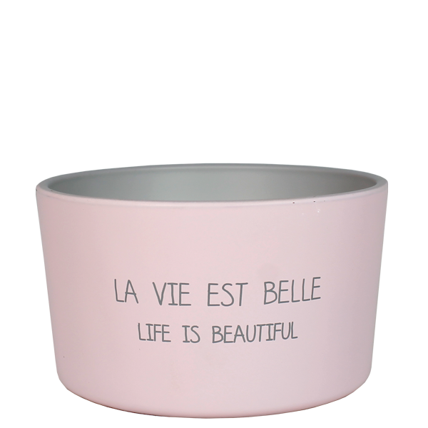 My Flame Lifestyle Buitenkaars - La vie est belle. Life is beautiful - Bella Citronella