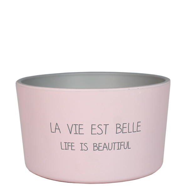 My Flame Lifestyle Outdoor candle - La vie est belle. Life is beautiful - Bella Citronella