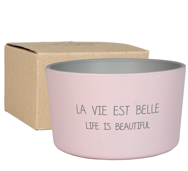 My Flame Lifestyle Buitenkaars - La vie est belle. Life is beautiful - Bella Citronella