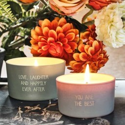 My Flame Lifestyle Outdoor candle - Love, laughter and happily ever after - Bella Citronella