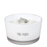 My Flame Lifestyle Soy candle - You rock - Fresh Cotton