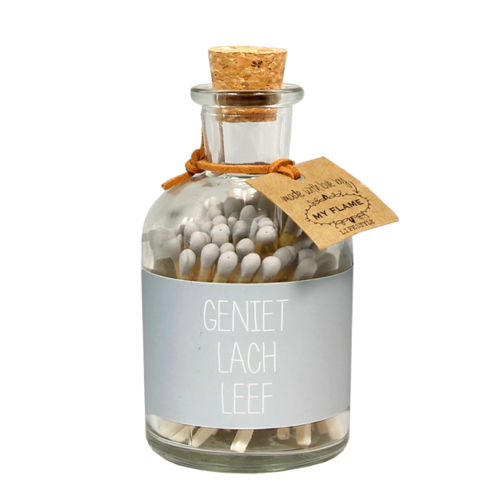 Light grey - Geniet, lach, leef