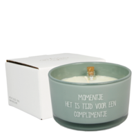 My Flame Lifestyle Message in a bottle -Momentje. Het is tijd voor een complimentje - minty bamboo