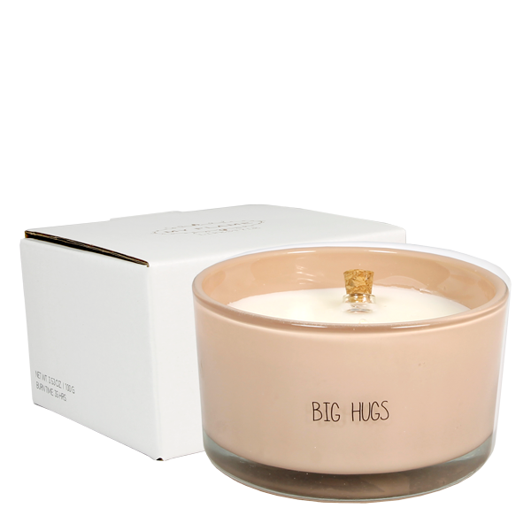 My Flame Lifestyle Flessenpost kaars - Big hugs - Green Tea Time