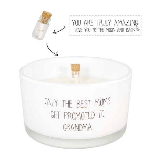 Message in a bottle - Only the best moms get promoted to grandma