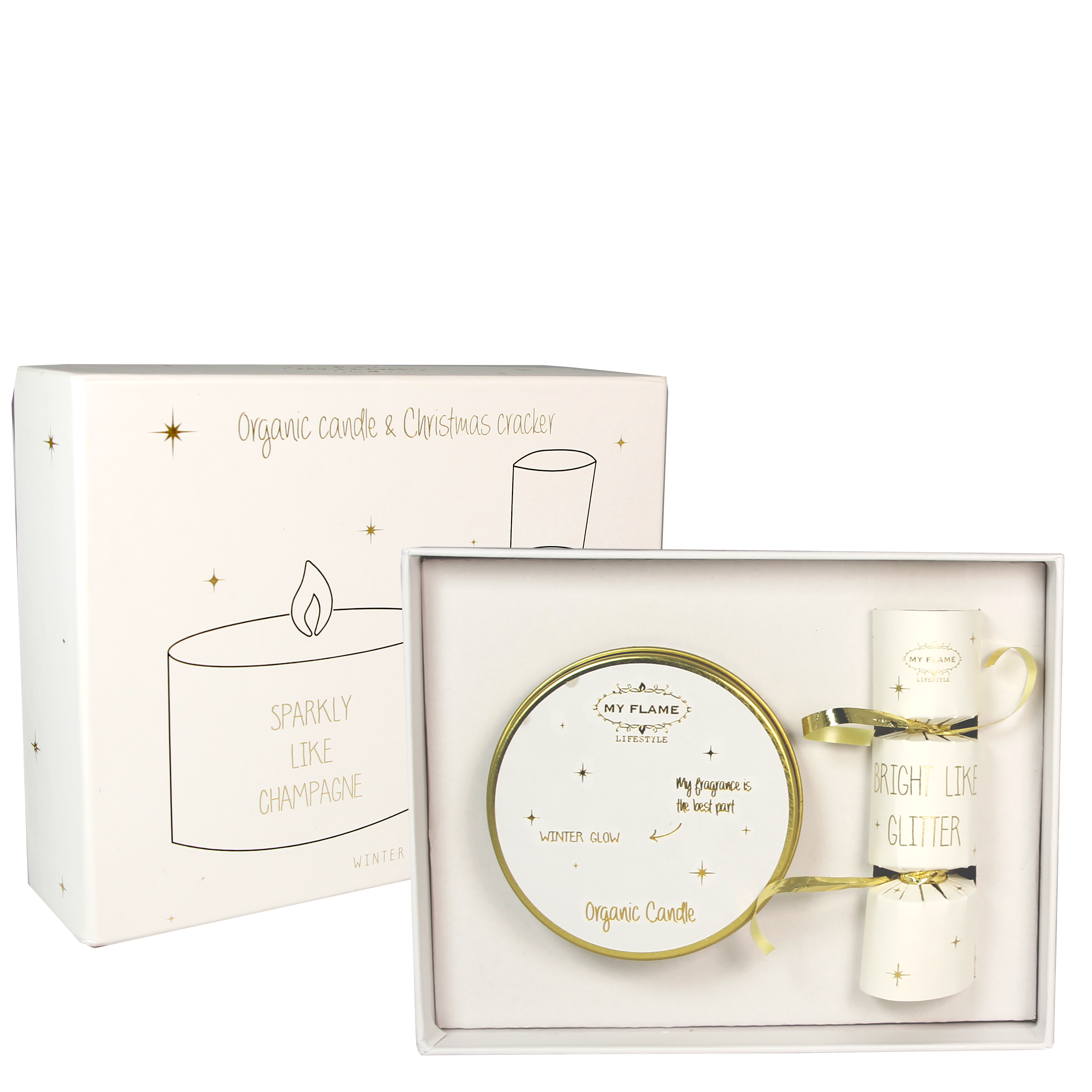 My Flame Lifestyle Giftbox x-mas - Sparkly like champagne - Winter glow