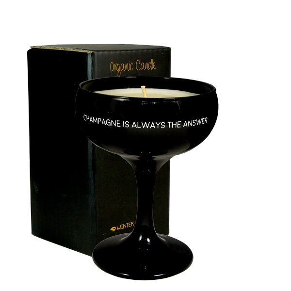 My Flame Lifestyle Soy candle - Champagne is always the answer - Warm Cashmere