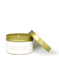 My Flame Lifestyle Soy candle xs - With love - Fresh Cotton