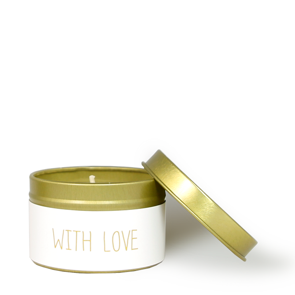 My Flame Lifestyle Soy candle xs - With love - Fresh Cotton