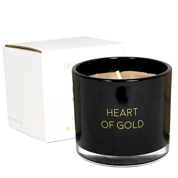 My Flame Lifestyle Geurkaars met wens-armband - Heart of gold - Warm Cashmere