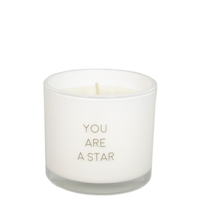 Geurkaars met armband - You are a star - Fresh Cotton My Flame Lifestyle Geurkaars met armband - You are a star - Fresh Cotton