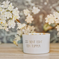 My Flame Lifestyle Soy candle - Jij bent echt een topper - Fresh Cotton