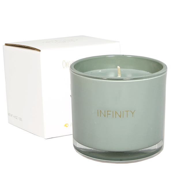 My Flame Lifestyle Candle with wish-bracelet - Infinity - Minty Bamboo