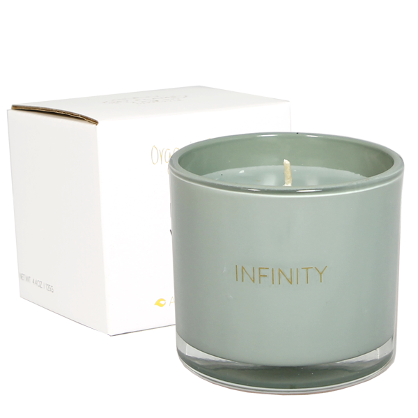 My Flame Lifestyle Geurkaars met wens-armband - Infinity - Minty Bamboo