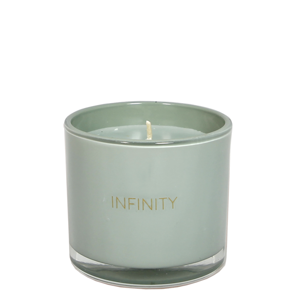 Candle with bracelet - Infinity - Minty Bamboo My Flame Lifestyle Candle with bracelet - Infinity - Minty Bamboo