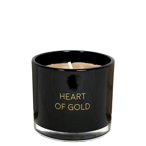 My Flame Lifestyle Candle with wish-bracelet - Heart of gold - Warm Cashmere