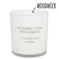 Sojakaars - Life doesn't come with a manual. It's a mom - Fresh Cotton My Flame Lifestyle Sojakaars - Life doesn't come with a manual. It's a mom - Fresh Cotton