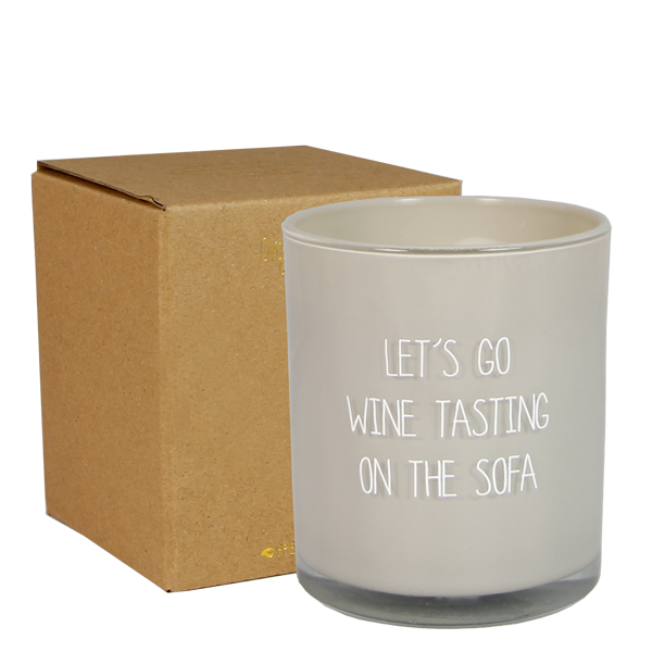 My Flame Lifestyle Soy candle - let's go wine tasting on the sofa - Fig's Delight