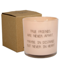 Soy candle - True friends are never apart - Green Tea Time