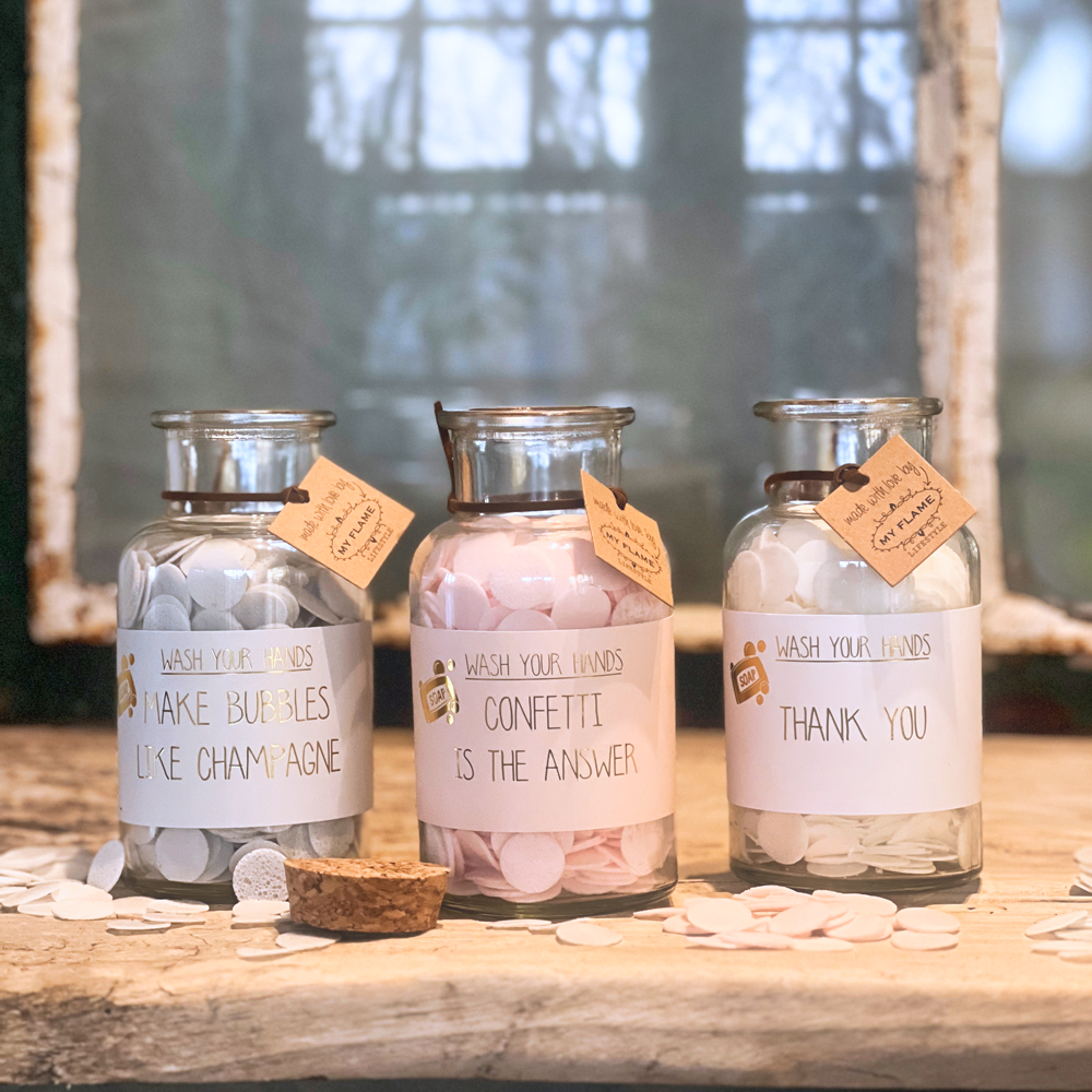 Handzeep - Thank you - Fresh Cotton My Flame Lifestyle Handzeep - Thank you - Fresh Cotton