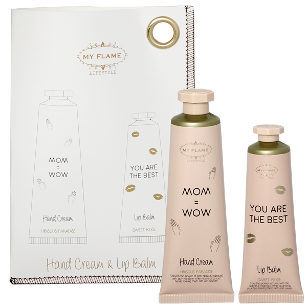 My Flame Lifestyle Lip & hand set - Lip balm and hand cream - You are the best/ Mom = wow