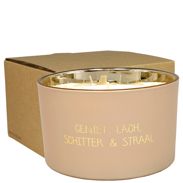 My Flame Lifestyle Sojakaars - Geniet, lach, schitter & straal - Geur: Green Tea Time