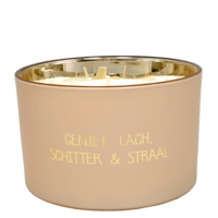Sojakaars - Geniet, lach, schitter & straal - Geur: Green Tea Time My Flame Lifestyle Sojakaars - Geniet, lach, schitter & straal - Geur: Green Tea Time