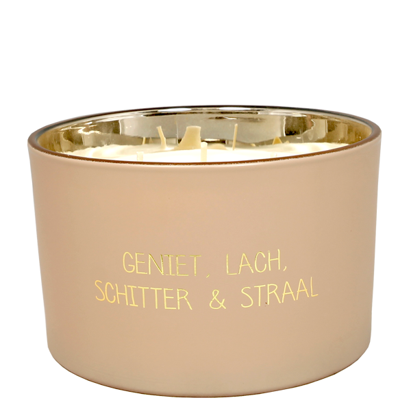 My Flame Lifestyle Sojakaars - Geniet, lach, schitter & straal - Geur: Green Tea Time