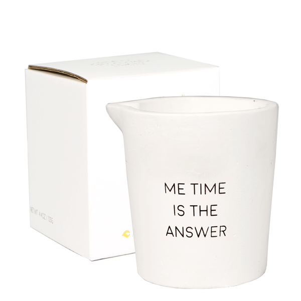 My Flame Lifestyle Massage candle - Me time is the answer - Lavender Fields