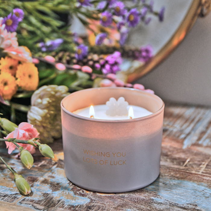 My Flame Lifestyle Soy candle - Wishing you lots of luck -Amber's Secret