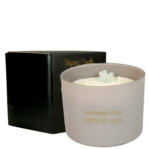 My Flame Lifestyle Soy candle - Wishing you lots of luck -Amber's Secret