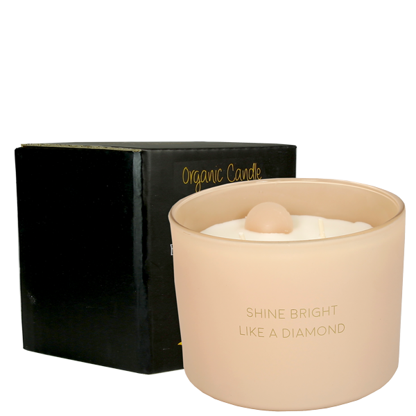 My Flame Lifestyle Soy candle - Shine bright like a diamond - Green Tea Time