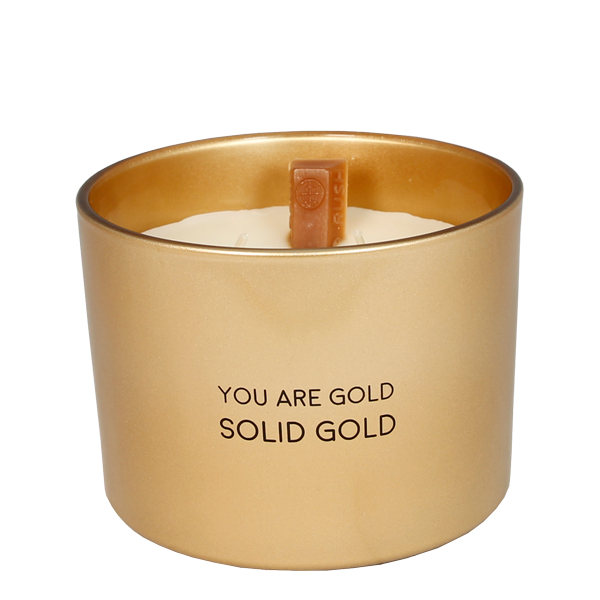 My Flame Lifestyle Soy candle - You are gold, solid gold - Silky Tonka