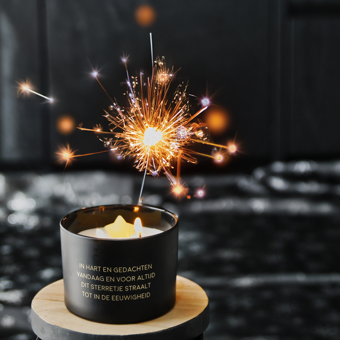 My Flame Lifestyle Soy candle - In hart en gedachten, vandaag en voor altijd - Warm Cashmere