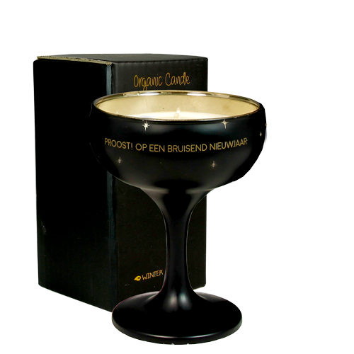 My Flame Lifestyle Sojakaars - Proost! Op een bruisend nieuw jaar - Winter Wood