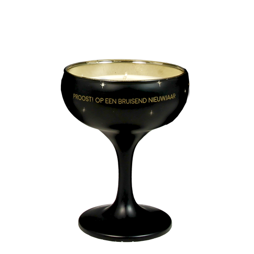My Flame Lifestyle Soy candle - Proost! Op een bruisend nieuw jaar - Winter Wood