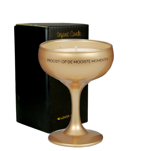 My Flame Lifestyle Soy candle - Proost! Op de mooiste momenten - Silky Tonka