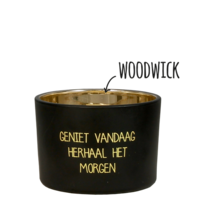 Sojakaars - Geniet vandaag herhaal het morgen - Warm Cashmere My Flame Lifestyle Sojakaars - Geniet vandaag herhaal het morgen - Warm Cashmere