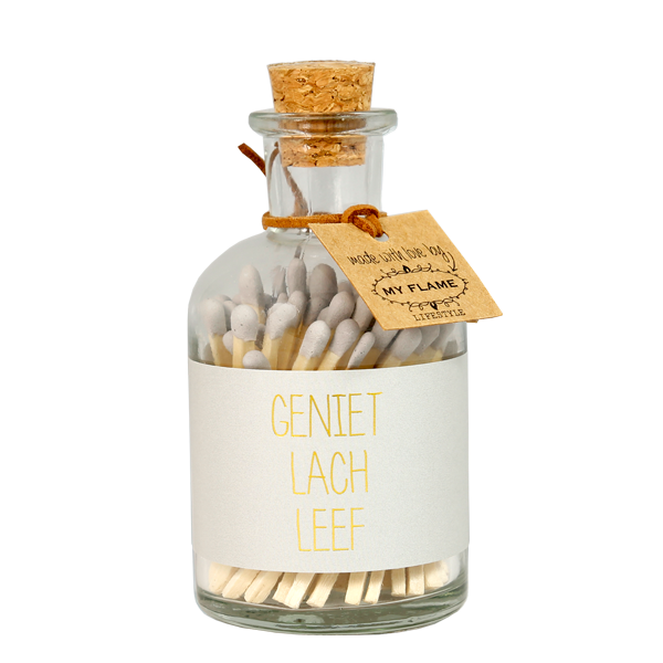 My Flame Lifestyle Light grey - Geniet, lach, leef